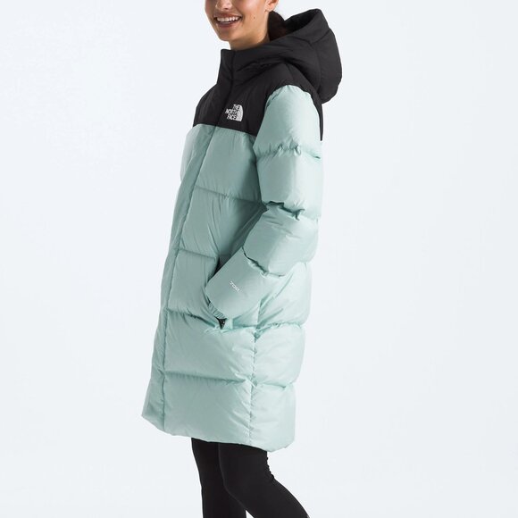 NWT The North Face Kids' Retro 1996 Nuptse 700 Fill Down Hooded Parka, Large(12) - Picture 3 of 16